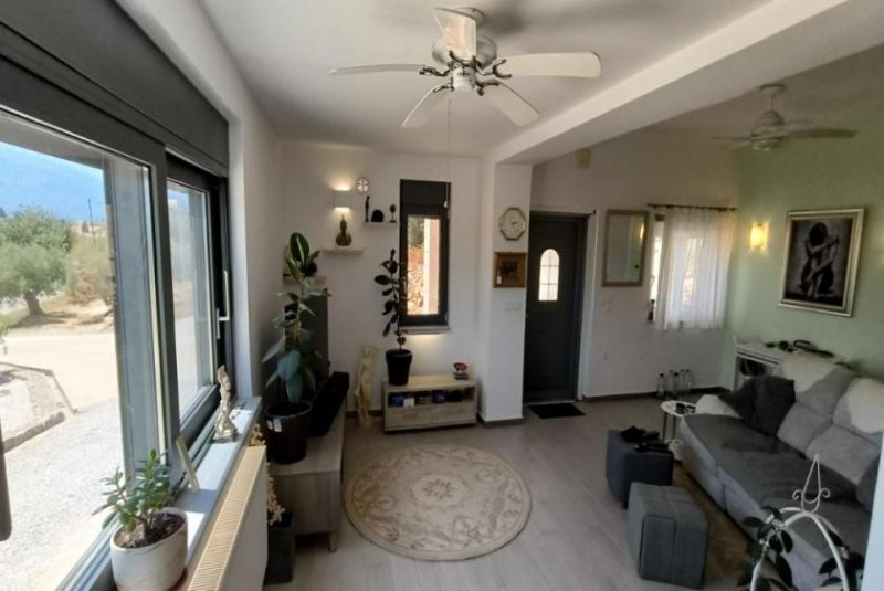 Kalamitsi Amigdali Kreta, Kalamitsi Amigdali: Charmantes kretisches Haus mit privatem Olivenhain und Bergblick zu verkaufen Haus kaufen